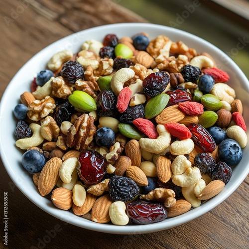 mixed nuts and dried fruits