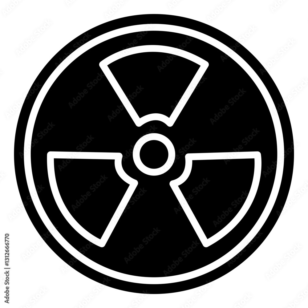 Fototapeta premium Biohazard Icon