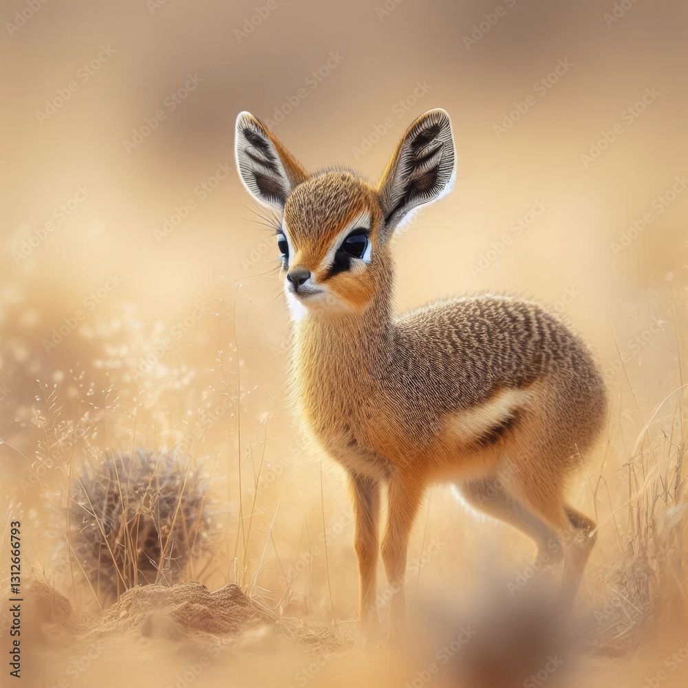 Fototapeta premium Young Dik-Dik Discovery