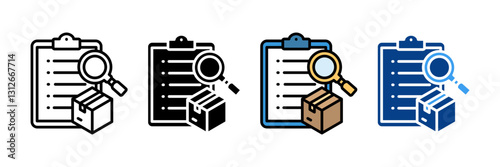 Quality Check Icon Set Multiple Style Collection