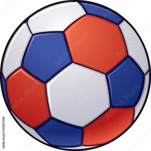 Red White And Blue Team USA Soccer Ball