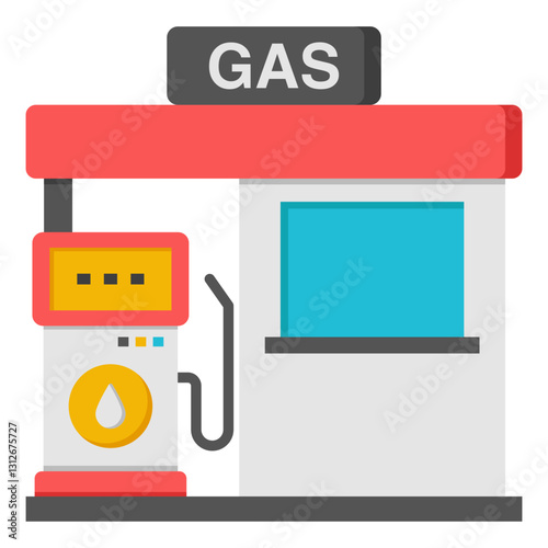 Premium download icon of gas pump