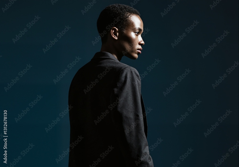 Obraz premium Portrait of a woman wearing a suit