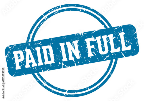 paid in full stamp