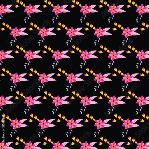 This is a floral pattern design.