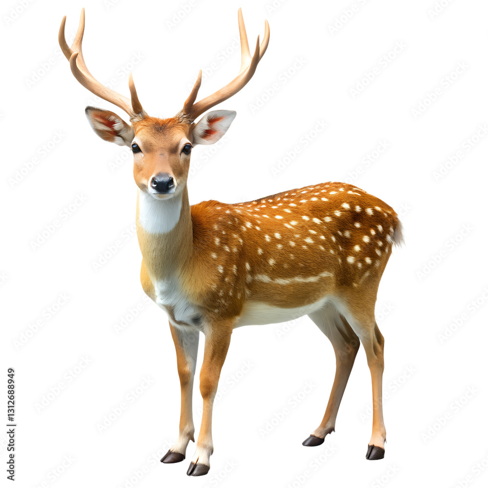 A beautiful Deer isolated, Transparent Background. PNG A beautiful Deer isolated, Transparent Background. PNG