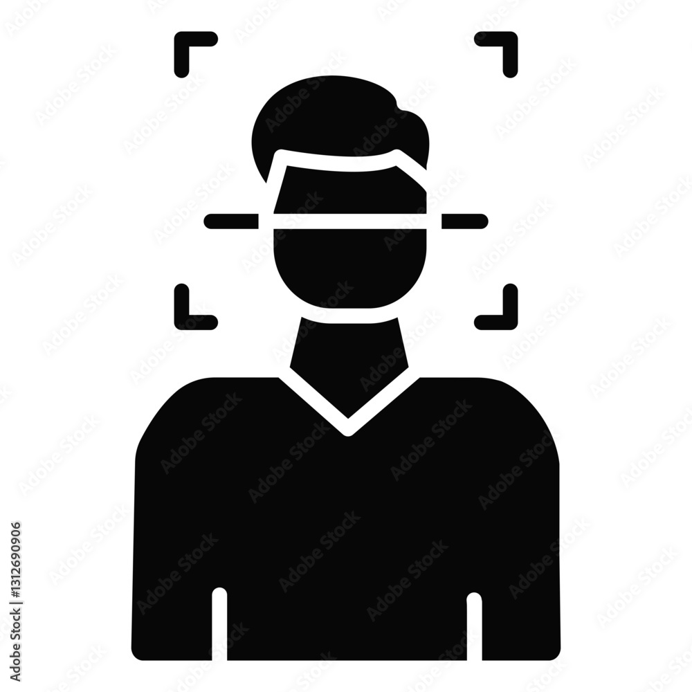 Face Scan Icon Face Scan Icon