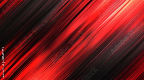 vibrant red and black abstract background with sharp angular patterns, dynamic and bold design