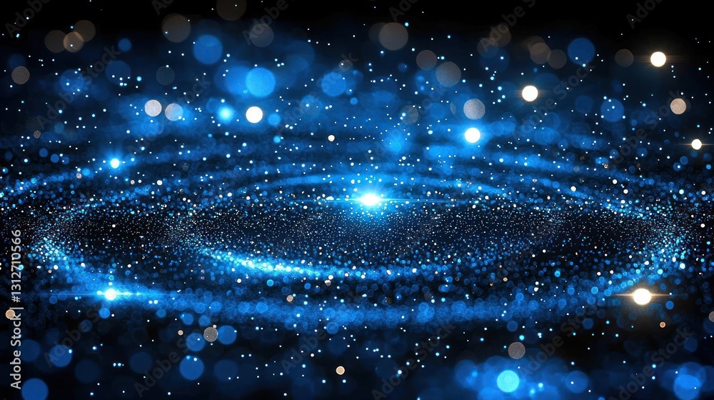Obraz premium Abstract cosmic spiral galaxy background image