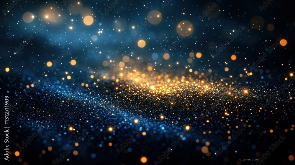 Abstract glowing particles, dark background Abstract glowing particles, dark background
