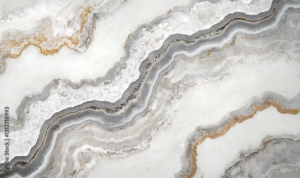 Abstract Gray White Gold Marble Texture Swirling Veins Background Abstract Gray White Gold Marble Texture Swirling Veins Background