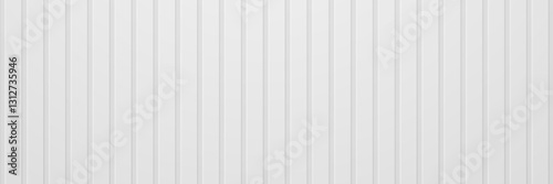 White vertical grooved wall texture; clean background; design element