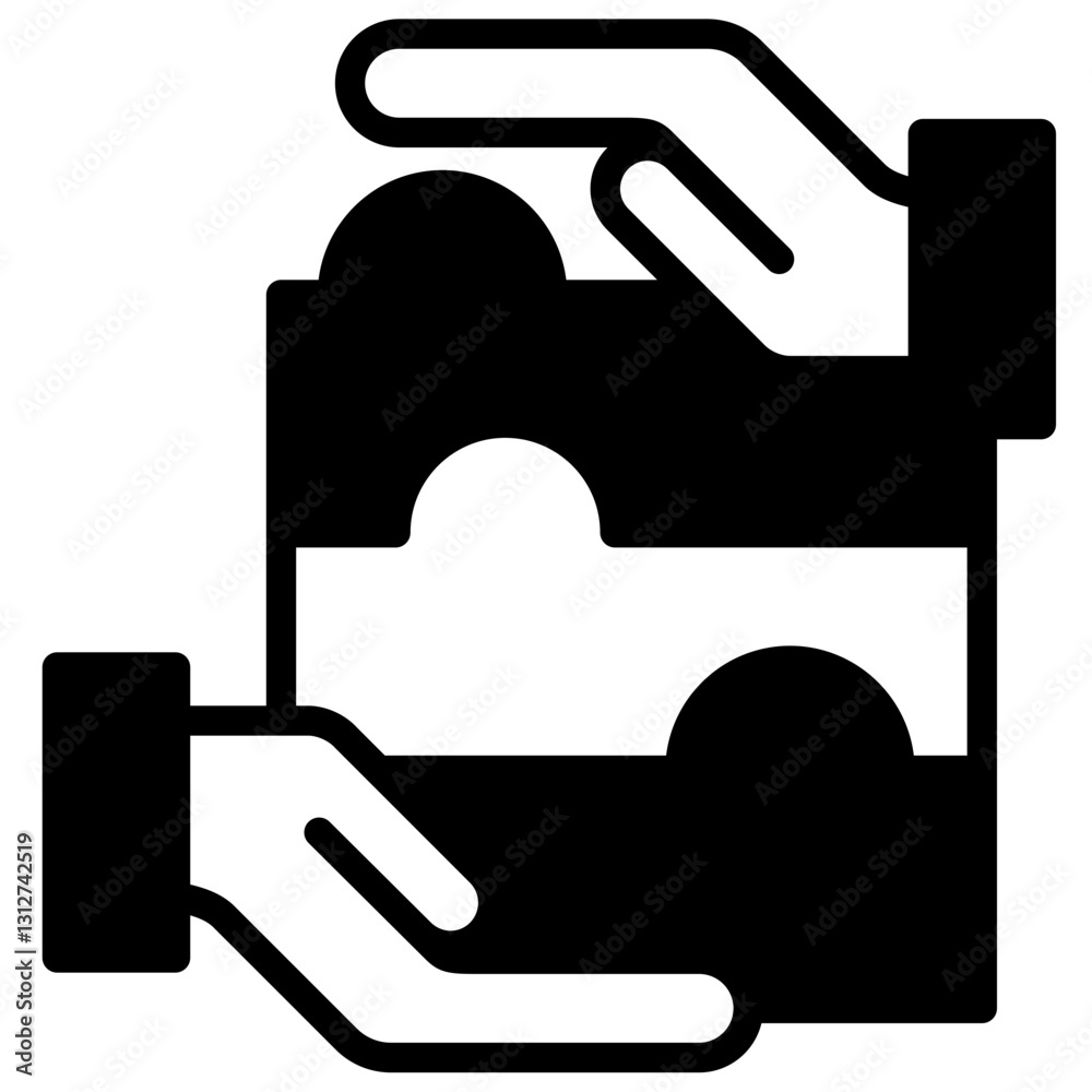 Obraz premium Teamwork Icon