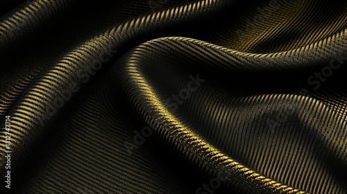 Wallpaper Mural Luxurious dark fabric with subtle gold highlights. Elegant texture and rich color. Torontodigital.ca