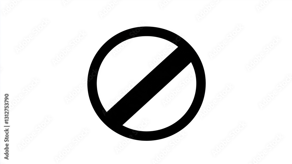 Minimalistic Black and White Illustration of a Stop Sign with Simple Bold Design Minimalistic Black and White Illustration of a Stop Sign with Simple Bold Design