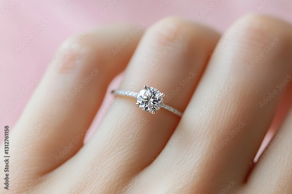 Sparkling Diamond Engagement Ring Sparkling Diamond Engagement Ring