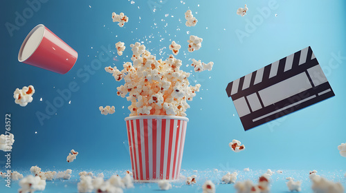 Popcorn Explosion Movie Night Fun