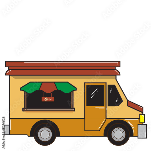 Food Truck Illustration