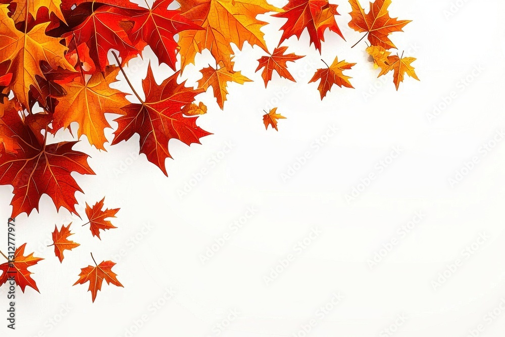 Stunning abstract representation of a red maple leaf. Stunning abstract representation of a red maple leaf.