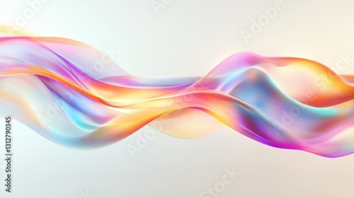 Wallpaper Mural An abstract design featuring swirling purple particles creating a magical visual effect. Torontodigital.ca