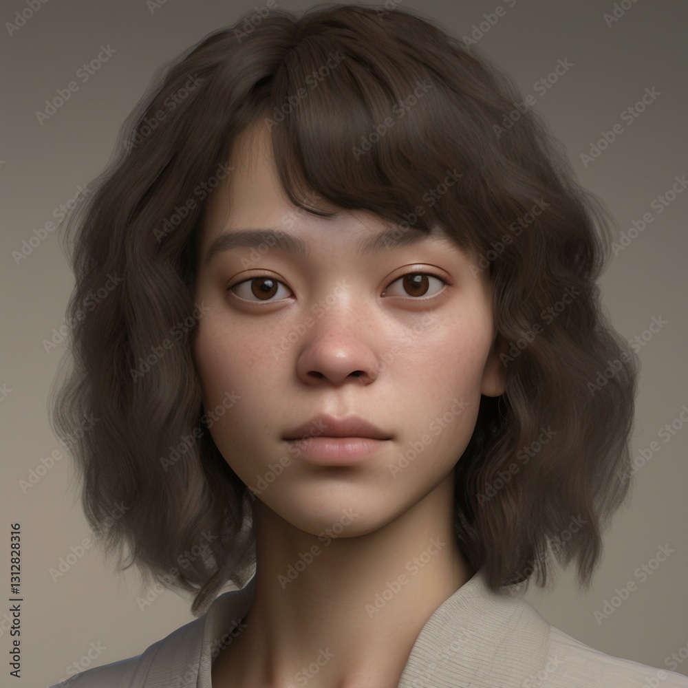 A highly detailed, hyper-realistic close-up portrait of an AI-generated human face. This digital artwork features lifelike skin textures, expressive eyes, and natural lighting. A highly detailed, hyper-realistic close-up portrait of an AI-generated human face. This digital artwork features lifelike skin textures, expressive eyes, and natural lighting.