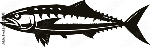 Mackerel Fish Illustration: Vector Art for Design