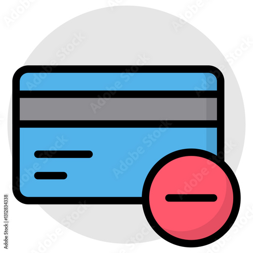 Perfect design icon of atm card