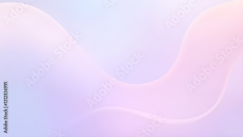 Elegant abstract gradient background with soft flowing curves in pastel pink and purple. Perfect for presentations, web design, and creative projects
