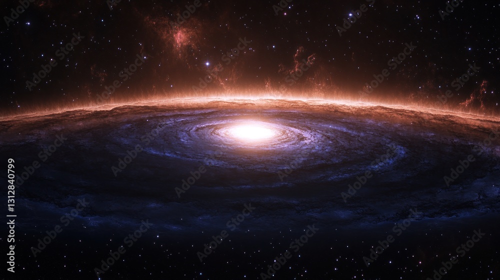 Spiral Galaxy in Deep Space (2) Spiral Galaxy in Deep Space (2)