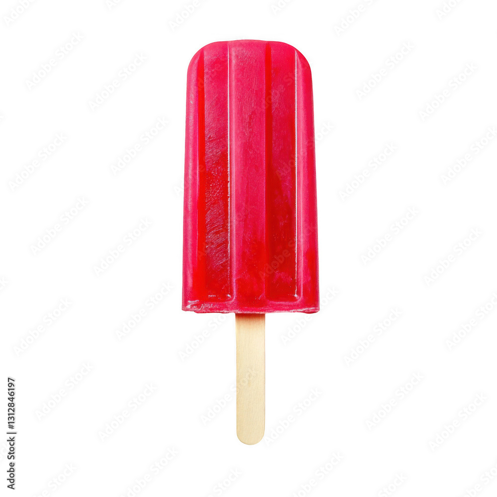 Red Popsicle Isolated on a white background
Red Popsicle Isolated on a white background