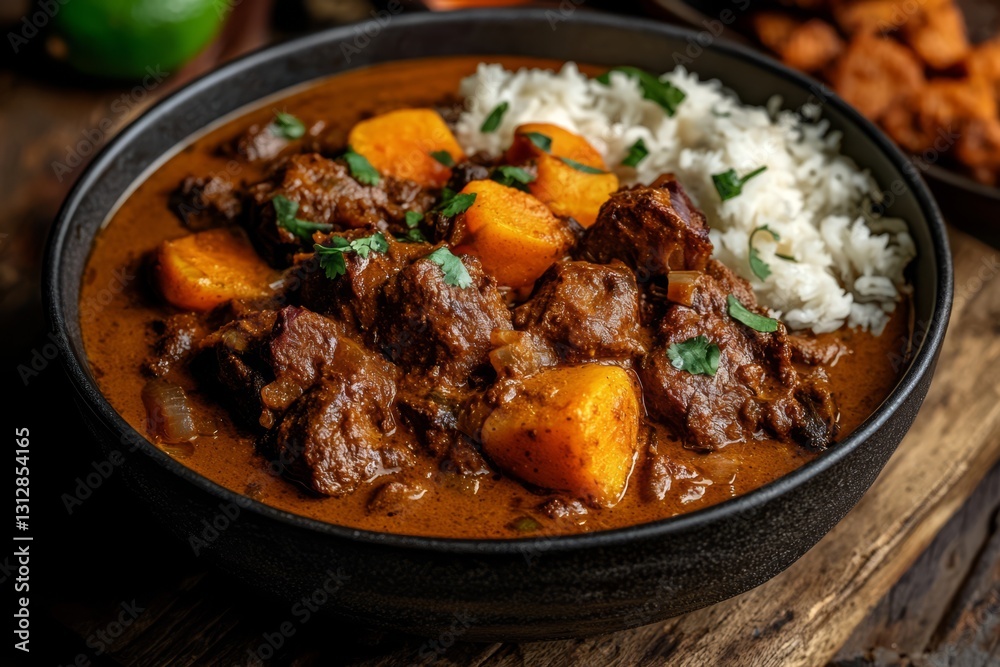 Savor the rich flavors of authentic Jamaican curry soup. Savor the rich flavors of authentic Jamaican curry soup.