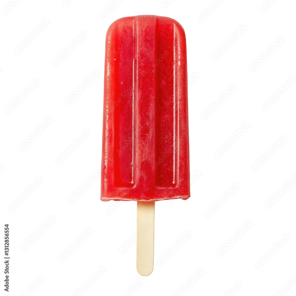 Red Popsicle Isolated on a white background
Red Popsicle Isolated on a white background