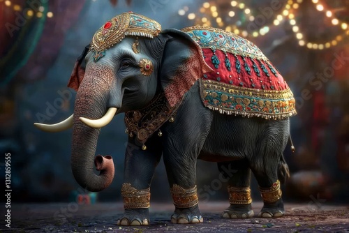 In Hinduism, the Indian elephant is associated with various deities, particularly Ganesha.