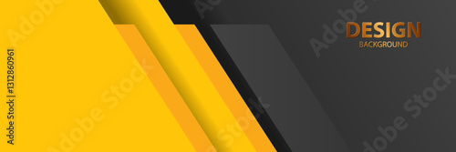 Abstract yellow-gray diagonal design background