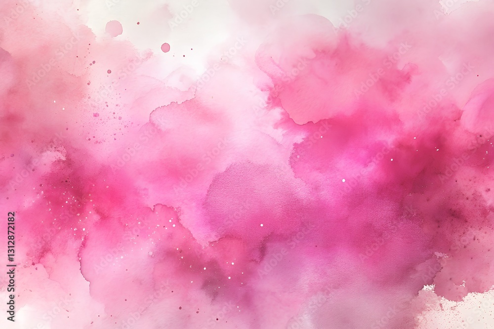 Fototapeta premium pink watercolor background