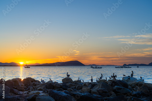Canvas-taulu Paisaje de Bahía de Los Angeles Baja California México