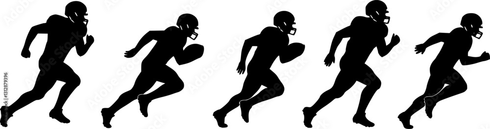 vector set of vector football players in silhouettes
vector set of vector football players in silhouettes