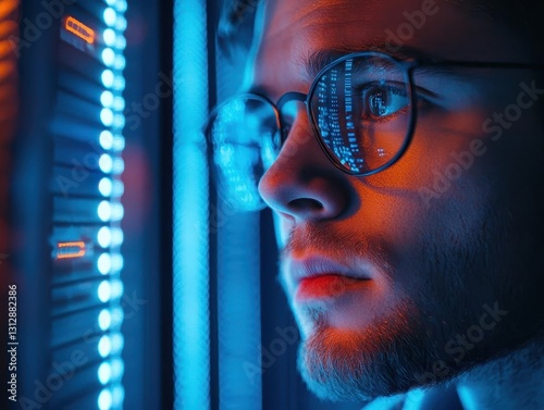 A cybersecurity team monitoring data privacy threats and protecting a company s cloud infrastructure, Cybersecurity, Secure and vigilant