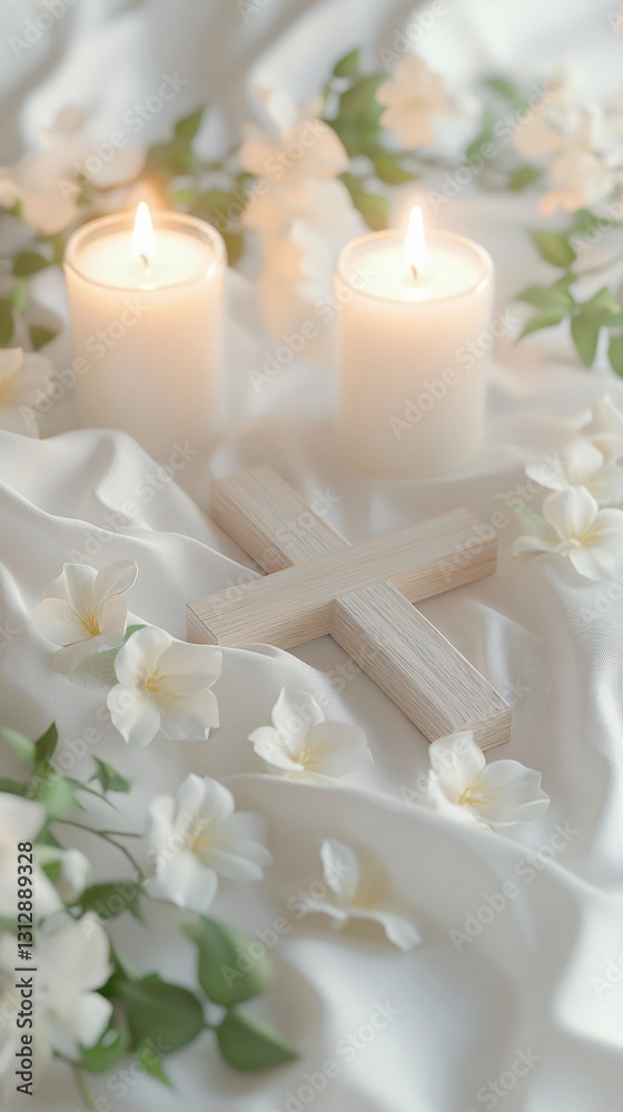 Christian background with cross Christian background with cross