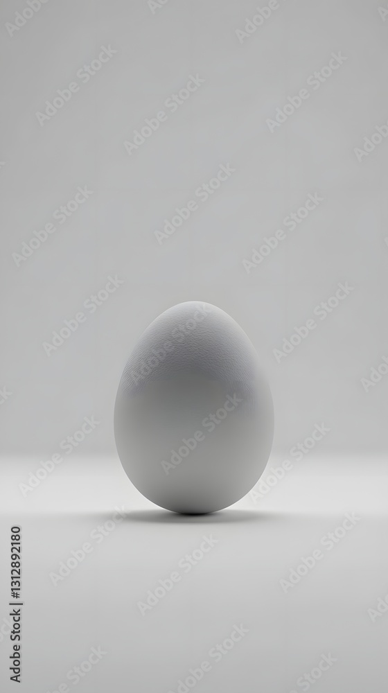 Simplicity of an Egg: A single, smooth egg, radiating purity and freshness, evokes a sense of delicate life and minimalistic beauty. Capturing the essence of simplicity and potential Simplicity of an Egg: A single, smooth egg, radiating purity and freshness, evokes a sense of delicate life and minimalistic beauty. Capturing the essence of simplicity and potential