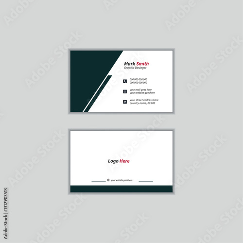 Modern and corporate business card template, Creative business card, Modern business card design template Business card Modern, Professional simple clean own personal business card design template.