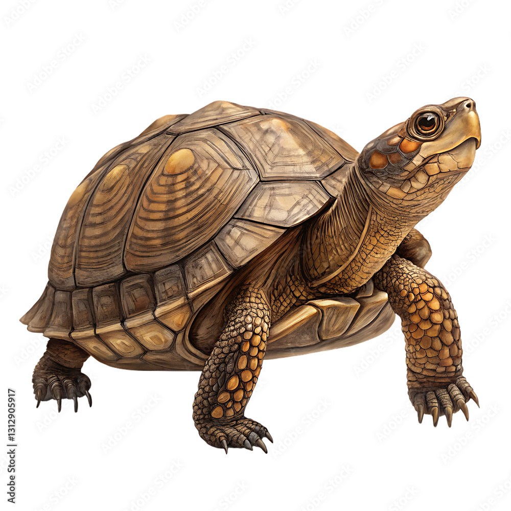 Obraz premium turtle isolated on white background
