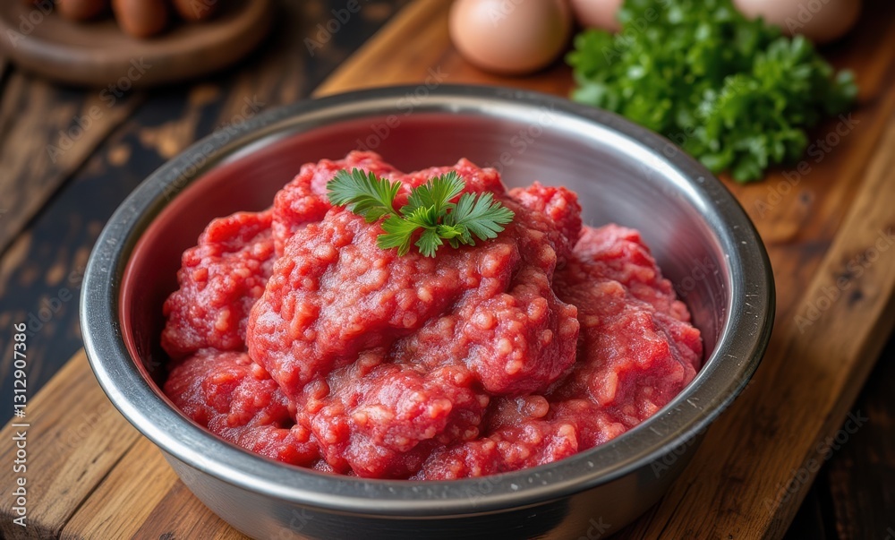 Fresh ground meat preparation Fresh ground meat preparation