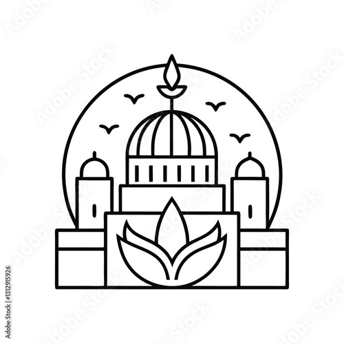 Pentecost concept vector illustration