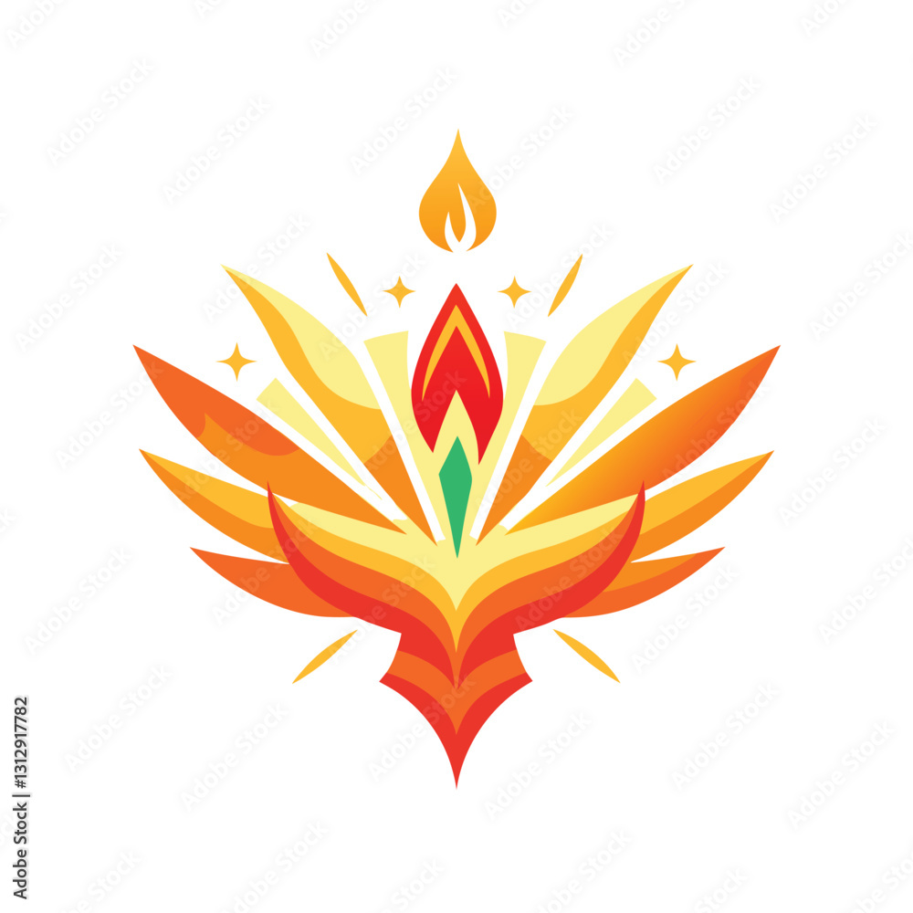 Pentecost concept vector illustration Pentecost concept vector illustration
