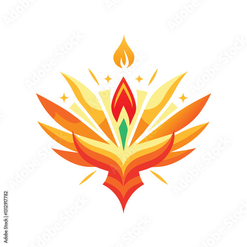 Pentecost concept vector illustration