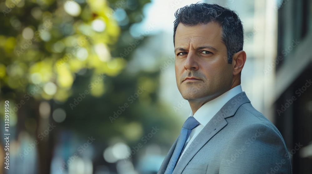Portrait of businessman in suit, confident and serious, urban and modern background, high-resolution and sharp, lifestyle and professional photography Portrait of businessman in suit, confident and serious, urban and modern background, high-resolution and sharp, lifestyle and professional photography