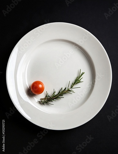 Professional Round White Ceramic Plate for Elegant Tableware Presentation