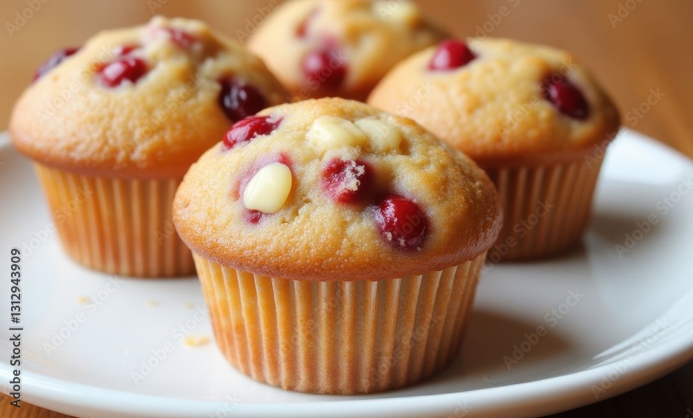 Delicious raspberry white chocolate muffins Delicious raspberry white chocolate muffins