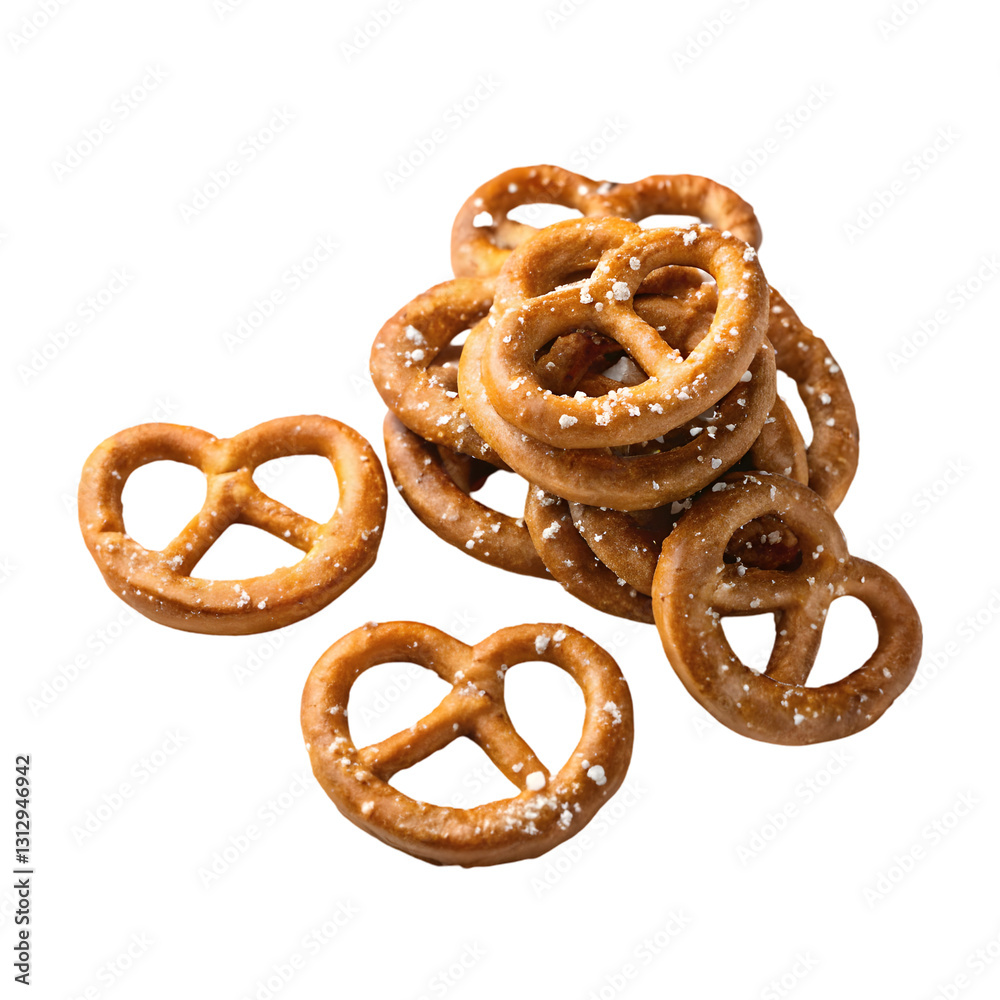 pretzels isolated on white pretzels isolated on white